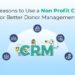 Donor CRM | CRM Donation Management